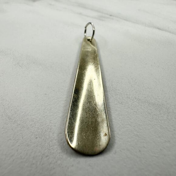Vintage Alpaca Silver Tone Upcycled Pendant - Picture 5 of 9